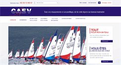 Desktop Screenshot of caev.fr