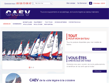 Tablet Screenshot of caev.fr